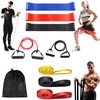 8-Piece Resistance Band Set with Pull-Up Booty and Loop Bands