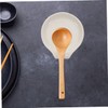 Ciieeo 2Pcs Elegant Ceramic Spoon Rest Compact Spoon Tray for