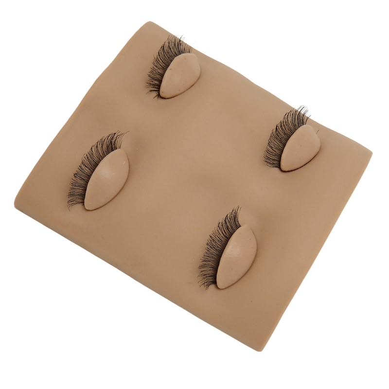 Lash Mannequin Head 2 Pairs Removable Replacement Eyes 3D Simulation