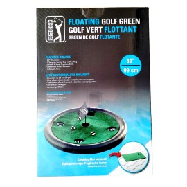 PGA NEW PGA Tour Floating Inflatable Pool Golf Green w/ Chipping Mat Balls Included