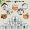 Pack of 15 Aluminium Empty Containers, 60 ml Round Travel