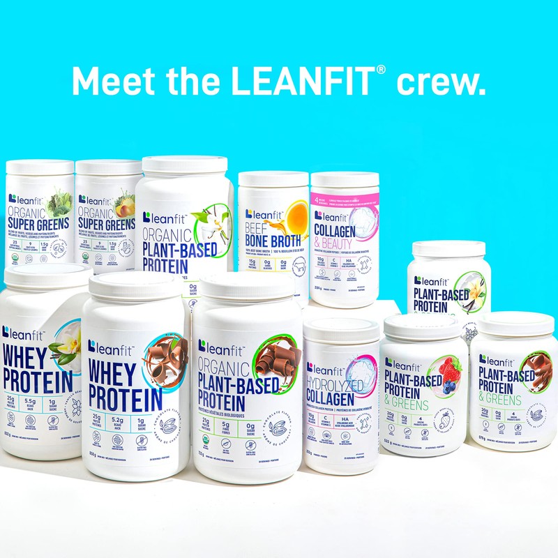 LEANFIT PLANT-BASED PROTEIN & GREENS Natural Vanilla – 20g Plant