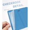 Kakurookie Letter Checkbook Cover, RFID Blocking Checkbook, Stylish, Lightweight, Slim