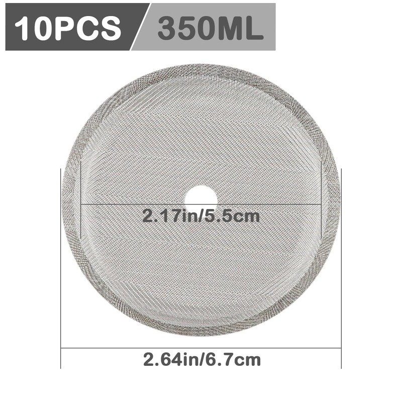 10Pcs Coffee Press Filters, Coffee Press Replacement Filter, Reusable Stainless