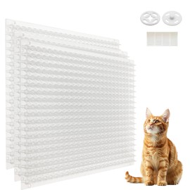 18 Pack Scat Mat for Cats with Spikes, Cat Repellent Mat Deterrent Indoor, Training Pads Keep Dogs and Cats Off Couch, Bed, 16 x 13 Inch Garden Scat Mats Outdoor