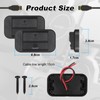 JIZZU 2Pcs Dual USB Car Charger Socket with Switch, 55W