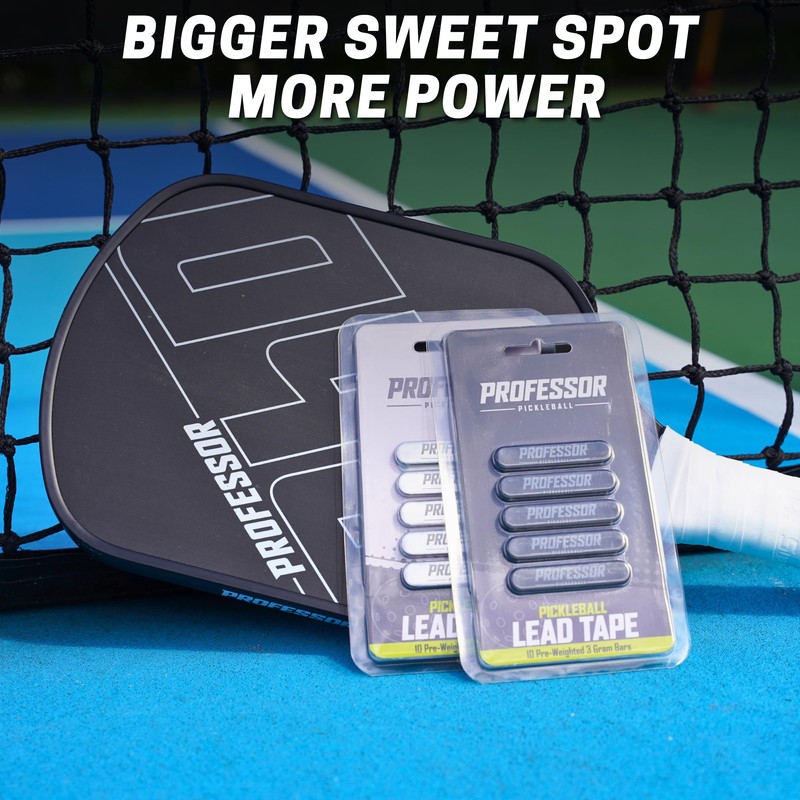 Professor Pickleball Lead Tape - Silver
