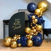 18 Inch 10 Pack Chrome Metallic Gold Balloons KIRIKOU Big