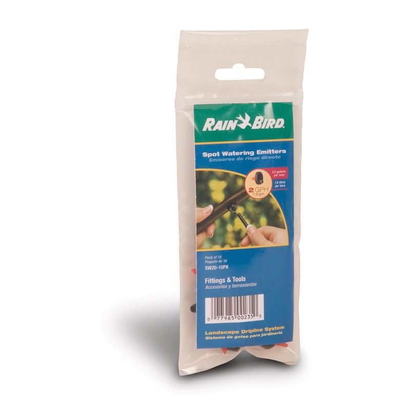 Rain Bird SW20/10PS Drip Irrigation Spot Watering Dripper/Emitter, 2 Gallon