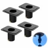 Demimy Rain Chain Gutter Adapter, 4 Pack, Black