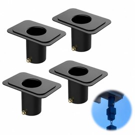 Demimy Rain Chain Gutter Adapter, 4 Pack, Black