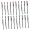 SOESFOUFU 20pcs Multi-function Lip Brush with Cover Man-made Fiber Applicators