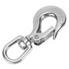 Swivels Eye Lifting Hook Stainless Steel Safety Lifting Hook for