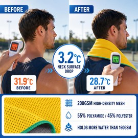 Cooling Towel 200GSM - Sports Neck Wrap (Brazil)