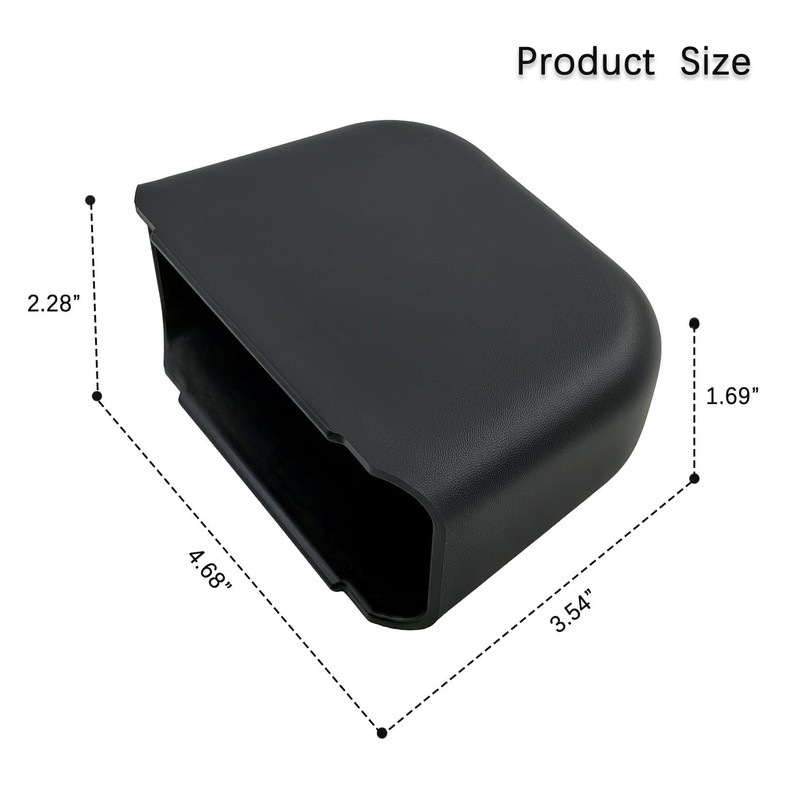 2 Pack Rear Bumper Tow Hook Covers, Tow Rear Trailer