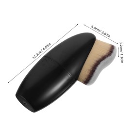 Outanaya Traceless Makeup Foundation Brush Portable Liquid Applicator for Seamless Makeup Soft Durable Easy to Clean Travel Tool for Women