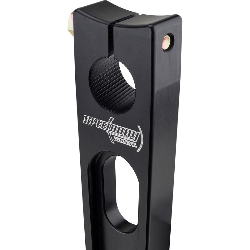 Tapered Black Aluminum Sprint Pitman Arm, 10 Degree Offset