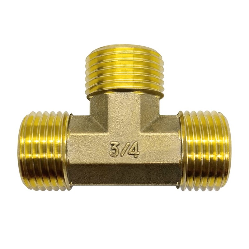 Hooshing Garden Hose Tee Fitting 3/4" x 3/4" x 3/4"