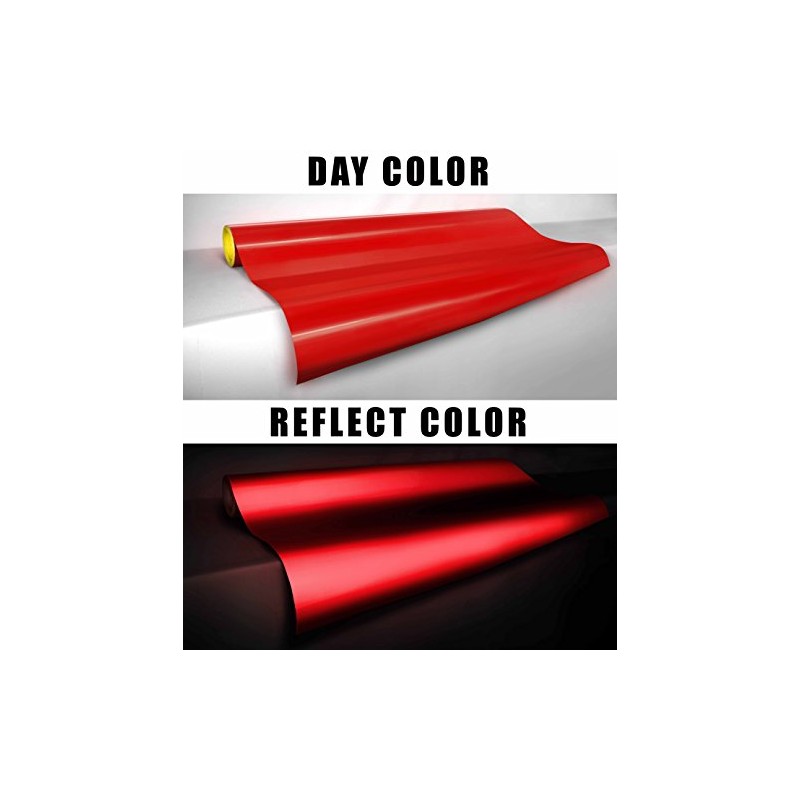VViViD Reflective Gloss Red Vinyl Car Wrap Film DIY Roll