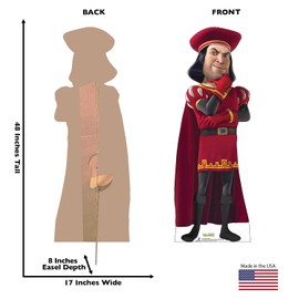 Cardboard People Lord Farquaad Life Size Cardboard Cutout Standup - Shrek (2001 Film)