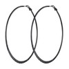 PROSTEEL Women's Flat Hoop Earrings 30 mm/40 mm/60 mm/80 mm