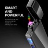Dual Arc Plasma Lighter with LED Battery Indicator and Box,