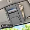 Car Sun Visor Organizer for Cards & Glasses – Multifunction