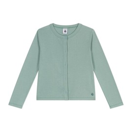 Petit Bateau Girls' Cardigan, Green