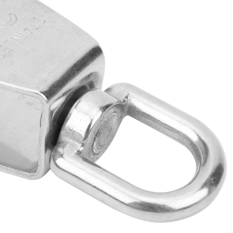 25mm 304 Stainless Steel Heavy Duty Single Wheel Pulley Rigging