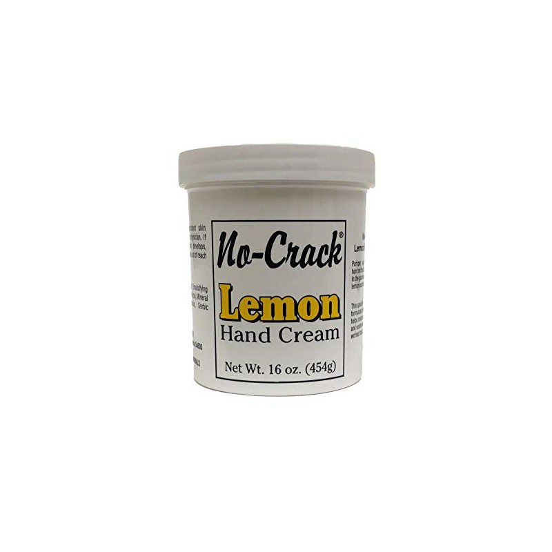 Liphontcta No-Crack Lemon Hand Cream, 16 ounce Jar
