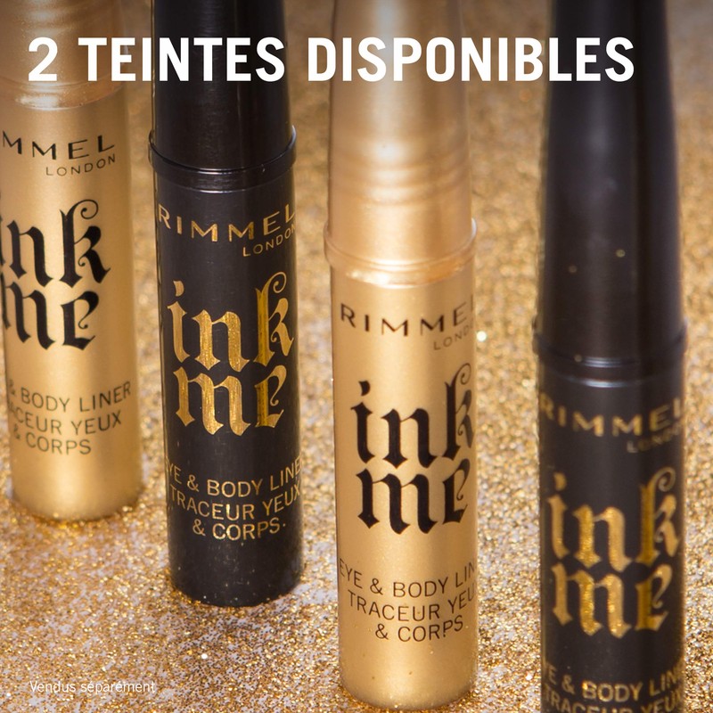 Rimmel London Ink Me Eye & Body Liner, Golden Gang,