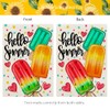 CROWNED BEAUTY Summer Garden Flag Popsicles Double Sided 12x18 Inches