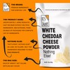 It's Just - White Cheddar Cheese Powder, Traditional Sharp Flavor,