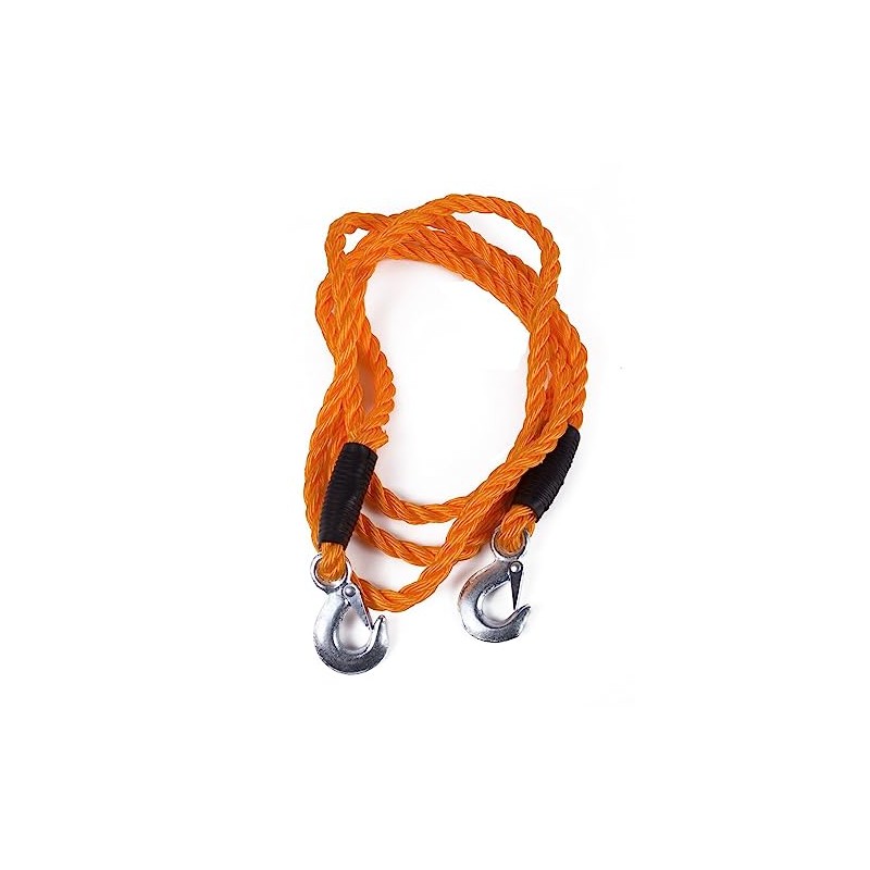 Tow Rope Recovery Rope Tow Rope 2 Hooks Towing Aid