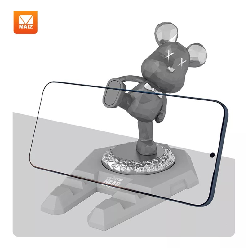 Maíz Soporte Base Celular Escritorio Figura Estatua Oso Kawaii