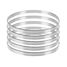 65-Inch 4TPI x 5/8" x .020" Carbon Steel Meat Bandsaw Blades - 5 Pack for Commercial Bone Saw Machines - Rust-Proof Paper Included