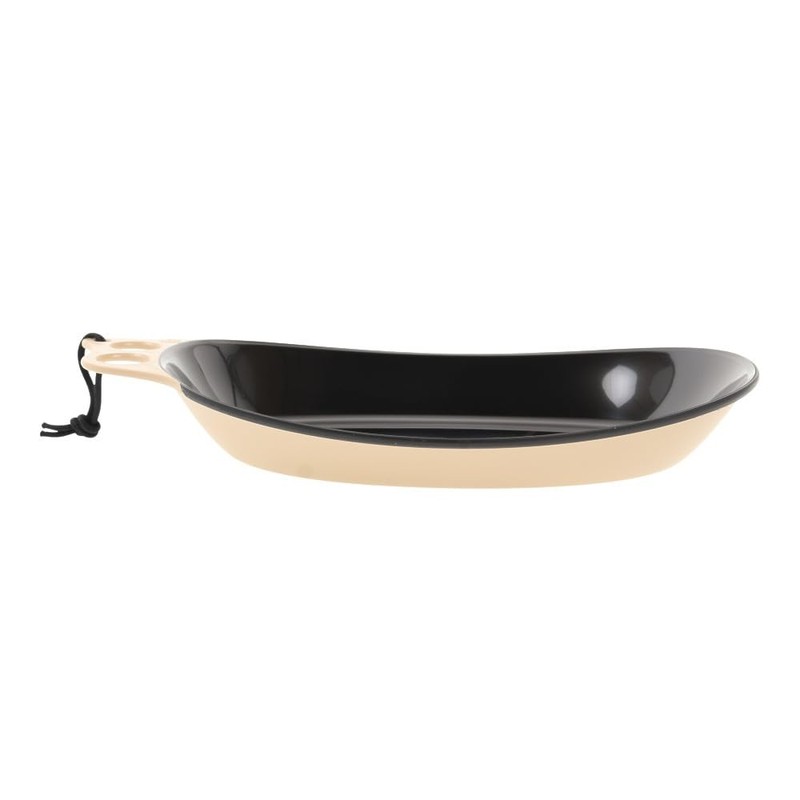 CHUMS CH62-1732-B069-00 Camper Curry Plate, Brown/Black, 10.2 x 6.7 x
