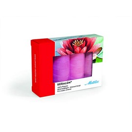 Mettler Seralon No. 100 200 m Pink Thread Kit - 4 Spools