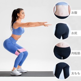 TheFitLife Hip Band, Nice Butt Band, Heavy Duty Training Tube, Stretch Tube, Adductor Training, Resistance Band, Training Band, Butt Training Equipment, Exercise Band, Skin-friendly, Muscle Training Tube, Muscle Training Band, Lightweight, Fitness Band, 