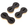 3 Pcs Surfboard Fin Box Round Cup Shape PVC Nine