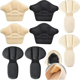 Almohadillas de Talón para Zapatos Sueltos, 8PCS Agarres de Cojín Gruesas, Talonera Autoadhesiva, Para Calzado Deportivo, Para Zapatos de Cuero y Tacones Altos