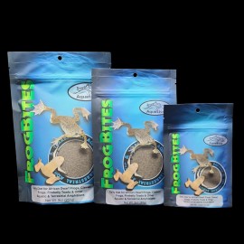 Invert Aquatics Frog Bites - Moist Sinking Pellets for Aquatic & Terrestrial Frogs - Frog Food - 3 oz (85g)