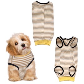 Post-Surgery Recovery Bodysuit - Leak-proof Protective Suit for Dogs, Breathable, Soft, Elastic Fabric, Comfort Suit with Adjustable Straps, 1 Piece (L)