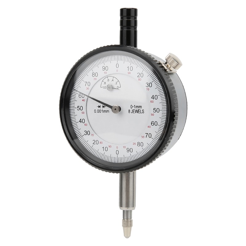 8 Jewels Shockproof Dial Indicator 0.001mm 0‑1mm Dial Gauge Measuring