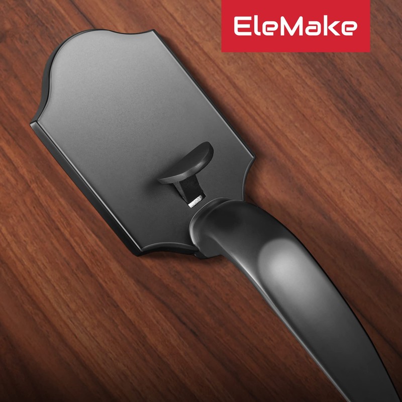 Elemake Front Door Lock - Front Door Handle Exterior/Interior Front