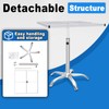 CUBELLIN 360° Rotating Paint Rack Stainless Steel Spray Paint Stand