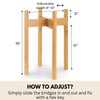 Fox & Fern Adjustable Tall Plant Stand Indoor — 8