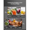 Juicer Machines, Juilist 3" Wide Mouth Juicer Extractor, for Vegetable