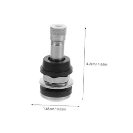 iplusmile 4pcs Metal Tire Valve Stem Replacement Kit Plated Wheel Valve Stems for Easy Installation