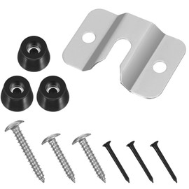 Portable Dartboard Mounting Bracket Kit, Darts Holder Wall Mount Includes Screws, Nails and Stabilisers Dartboard Stand Kit Darts Board Hardware Wall Bracket for Hanging Dartboards